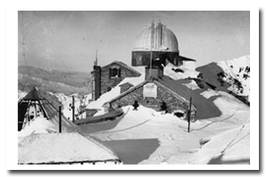 L'Observatoire sous la neige
